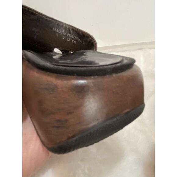 Dansko Brown Leather Women's Summer Sandal Size 5.5 Pre-Owned - Picture 9 of 13